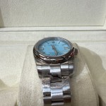 Datejust Oyster Tiffany Blue Dial 31mm Silver Strap