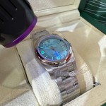 Datejust Oyster Tiffany Blue Dial 31mm Silver Strap