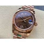 Datejust rose gold brown dial 31mm
