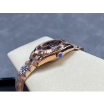 Datejust rose gold brown dial 31mm
