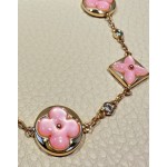 LV Four Flower Bracelet Pink Mother of Pearl
