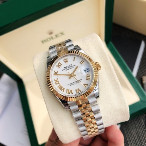 Datejust series white dial gold and silver strap 31mm