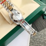 日志系列白色表盘 金银双色表带31mm