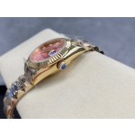 Datejust pink dial, gold strap 31mm