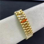 Datejust series green dial 36mm gold strap