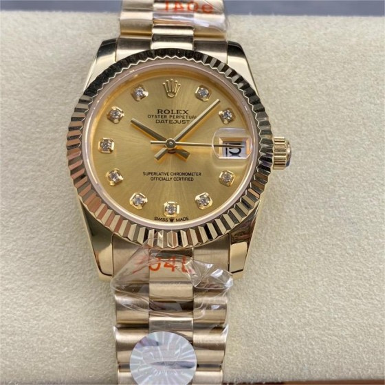 Datejust Gold Dial Gold Strap 31mm
