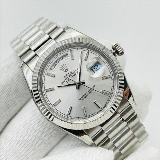 Datejust series silver dial 40mm silver strap