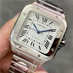Cartier Santos 34mm mechanical watch