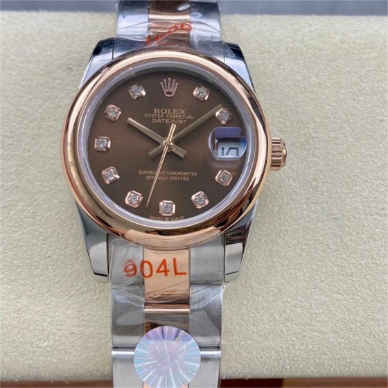 Oyster Brown Dial 31mm Double Strap