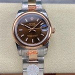 Oyster Brown Dial 31mm Double Hand Strap