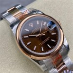 Oyster Brown Dial 31mm Double Hand Strap