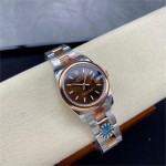 Oyster Brown Dial 31mm Double Hand Strap