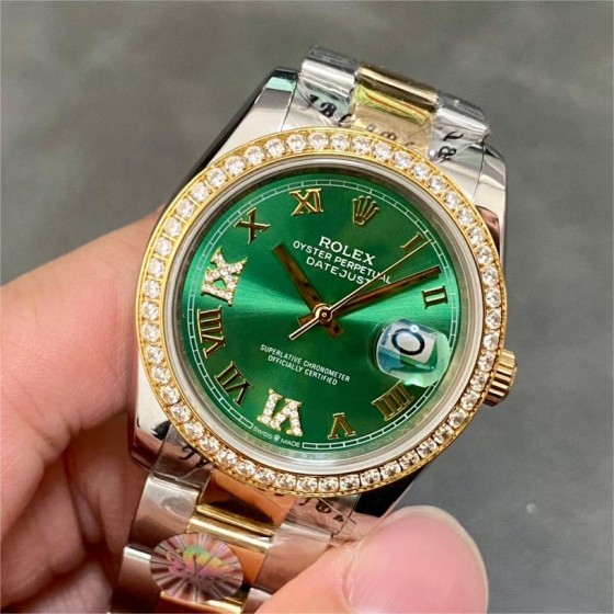 Oyster Green Dial Two-Hand Strap 31mm