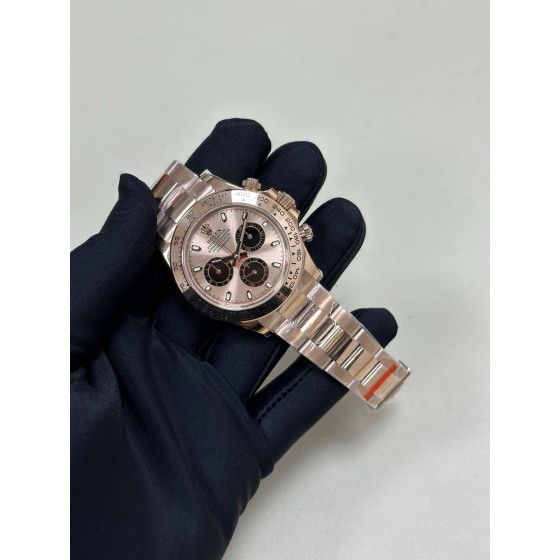 Rolex Daytona series, rose gold dial, rose gold bezel, rose gold case, 40mm, rose gold Oyster bracelet.