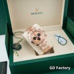 Rolex Daytona series, rose gold dial, rose gold bezel, rose gold case, 40mm, rose gold Oyster bracelet.