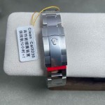 Datejust series men's watch, white dial, silver bezel, 41mm, silver Oyster bracelet.