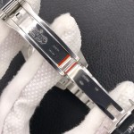 Magnetic-resistant series men's watch, black dial, silver bezel, 40mm, silver Oyster bracelet.