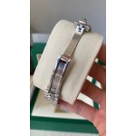 Datejust series, 31mm silver dial, silver strap