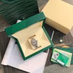 Datejust series, 31mm silver dial, silver strap