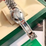 Datejust series, 31mm silver dial, silver strap