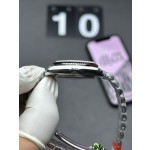 Datejust series, pink dial, 31mm, silver strap