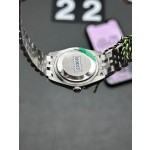 Datejust series, 31mm purple dial, silver strap