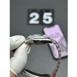 Datejust series, purple diamond dial, 31mm, silver strap