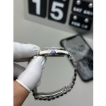 Datejust series, 31mm grey dial, silver strap.