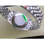 Datejust series, 31mm mother-of-pearl dial, silver strap