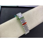 Datejust series, 31mm mother-of-pearl dial, silver strap