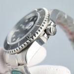 Rolex Sea-Dweller series, black dial, 43mm, silver Oyster bracelet.