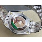 Rolex Datejust series, blue dial, silver bracelet, 41mm