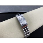 Rolex Datejust series, blue dial, silver bracelet, 41mm