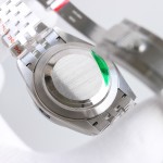 Rolex Datejust series, silver dial and silver bracelet, 41mm
