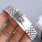 Rolex Datejust series white diamond dial silver bracelet 41mm
