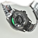 Submariner series, red dial, 40 mm, black strap