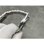 Datejust series green dial 41 mm silver strap