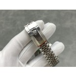 Datejust series green dial 41 mm silver strap
