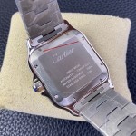 Cartier Santos Men's Mechanical Watch 47.5mm with Silver Strap