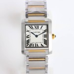 Cartier Tank Two-Tone Strap Women's Quartz Watch