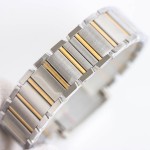 Cartier Tank Two-Tone Strap Women's Quartz Watch