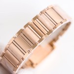 Cartier Tank Collection, Rose Gold with Diamonds