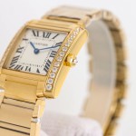 Cartier Tank Collection, Gold with Diamonds