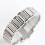 Cartier Tank Silver Diamond Set