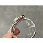 Bulgari Serpentl series, white dial, silver