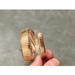 Bulgari Serpenti series, white dial, rose gold snake bezel