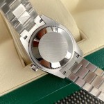 Datejust series, red dial, 31mm, silver strap