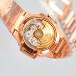 Patek Philippe Nautilus 7118 series watch, 35.2mm, set with 56 crystal diamonds.