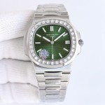 Patek Philippe Nautilus (K1 version): 33mm dial, 8.3mm thickness.