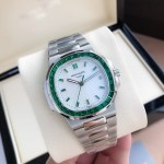 Patek Philippe Nautilus 5711: 40mm dial, 8.8mm thickness.